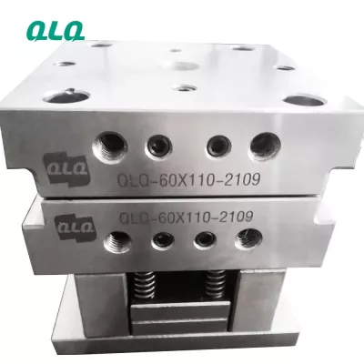 QLQ slider-cap molding zipper slider accessories diecasting zipper slider cap mould die-casting zipper stop mold