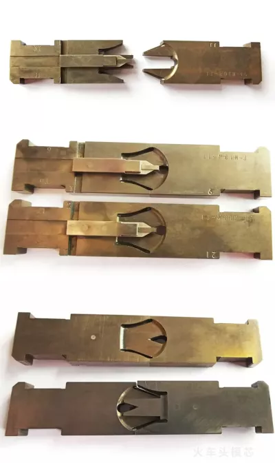 Die Casting cetakan cetak seng Die Casting cetakan bergerak Inti kepala kereta Slider cetakan bergerak Inti suku cadang dari logam baja DAC