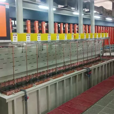 QLQ-RPM Automatic Rack Plating Production Line for Hardware Rack hanging plating machine