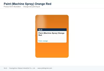 Paint (Machine Spray) Orange Red