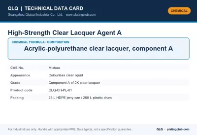 High-Strength Clear Lacquer Agent A