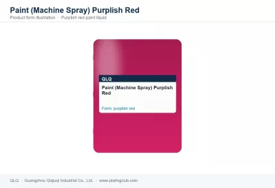 Paint (Machine Spray) Purplish Red
