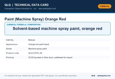 Paint (Machine Spray) Orange Red