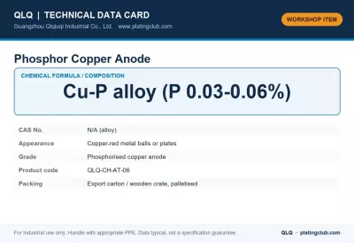 Phosphor Copper Anode
