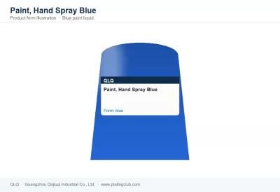 Paint, Hand Spray Blue