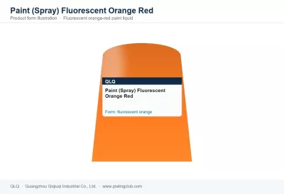 Paint (Spray) Fluorescent Orange Red