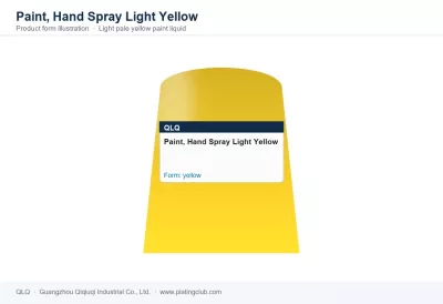 Paint, Hand Spray Light Yellow