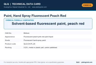 Paint, Hand Spray Fluorescent Peach Red