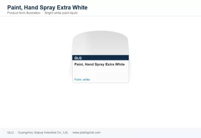 Paint, Hand Spray Extra White