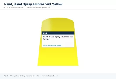 Paint, Hand Spray Fluorescent Yellow