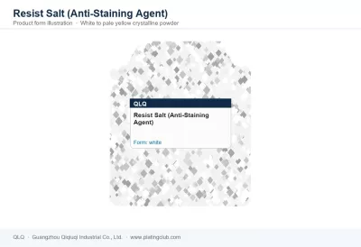 Resist Salt (Anti-Staining Agent)