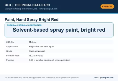 Paint, Hand Spray Bright Red