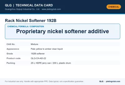 Rack Nickel Softener 192B