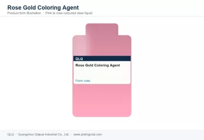 Rose Gold Coloring Agent