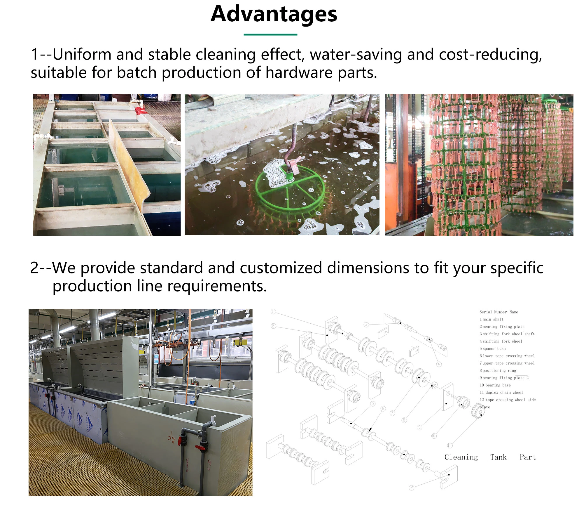 Automatic washing tank is suitable for rack plating, electrophoresis, and pretreatment. - machine photo 2