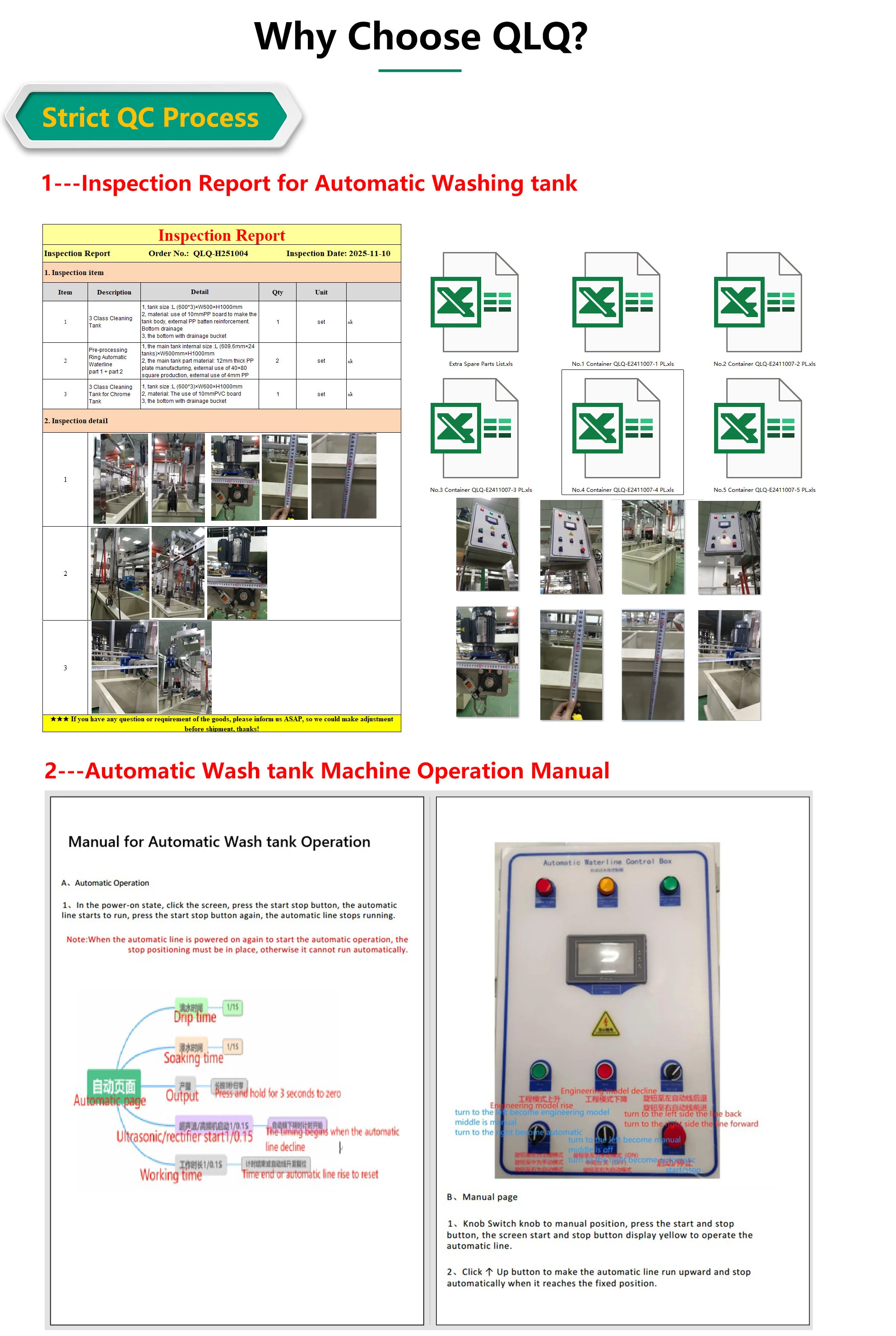 Automatic washing tank is suitable for rack plating, electrophoresis, and pretreatment. - working photo 3