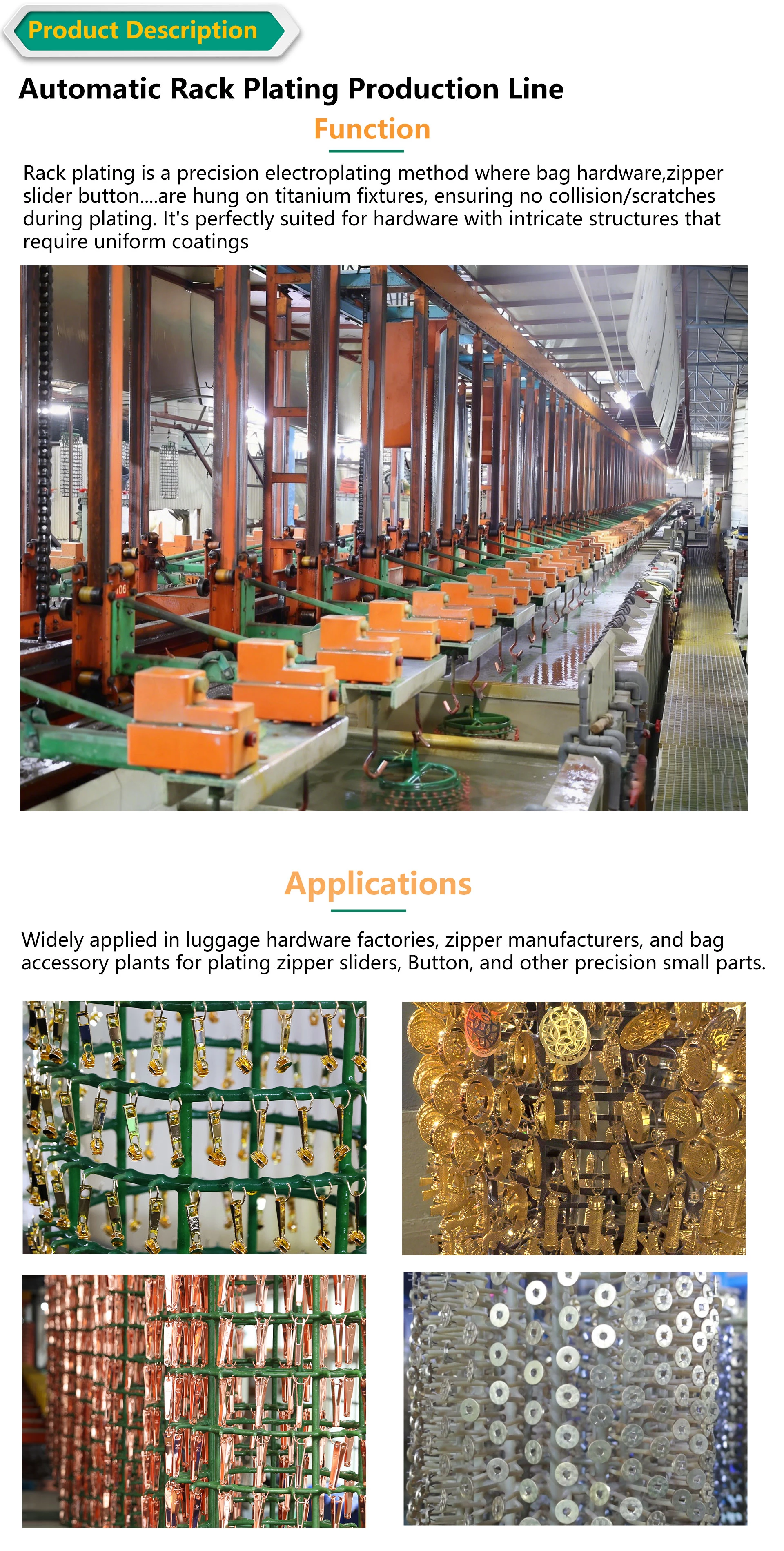QLQ-RPM Rack hanging plating machine(auto semi&manual available) - product photo 1
