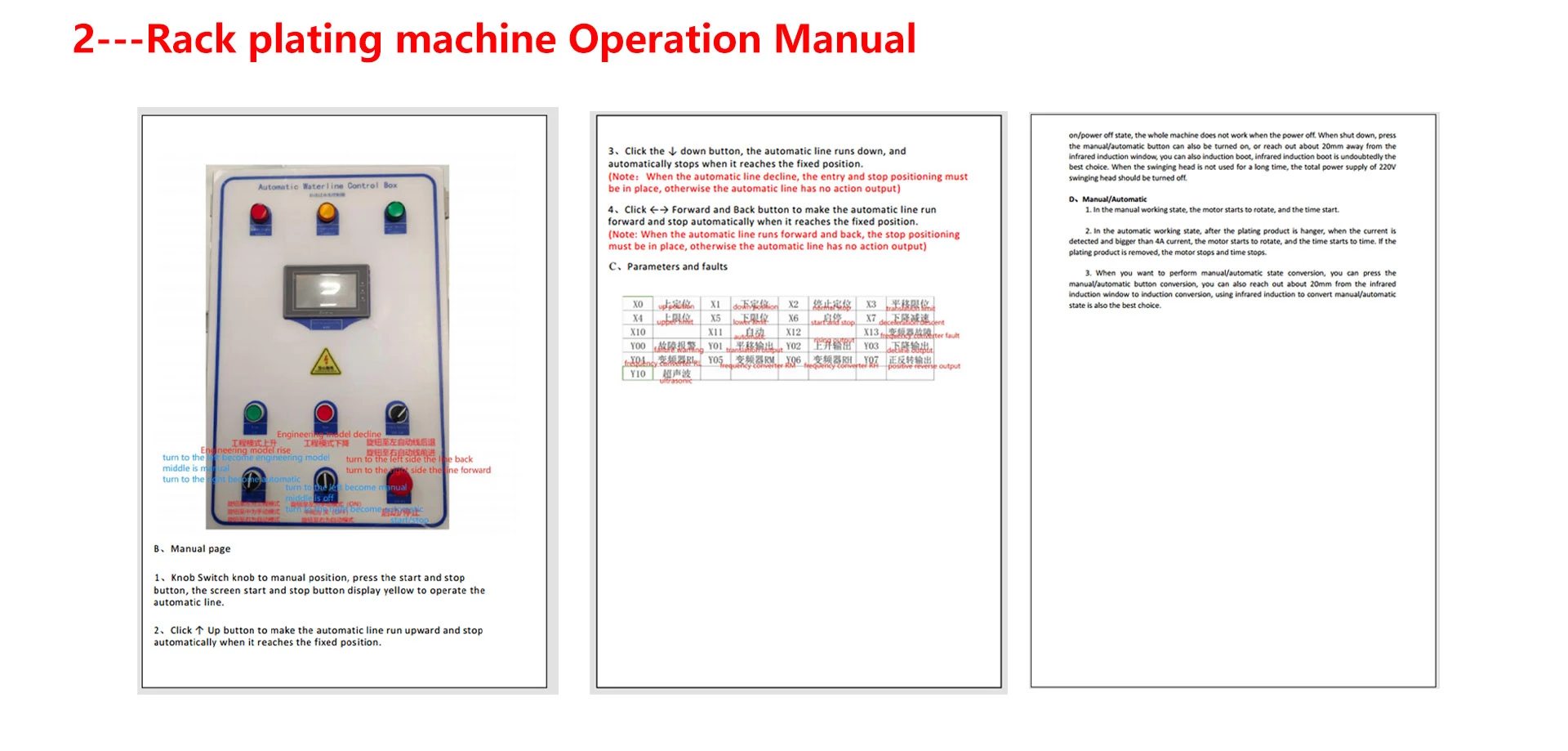 QLQ-RPM Rack hanging plating machine(auto semi&manual available) - production photo 9