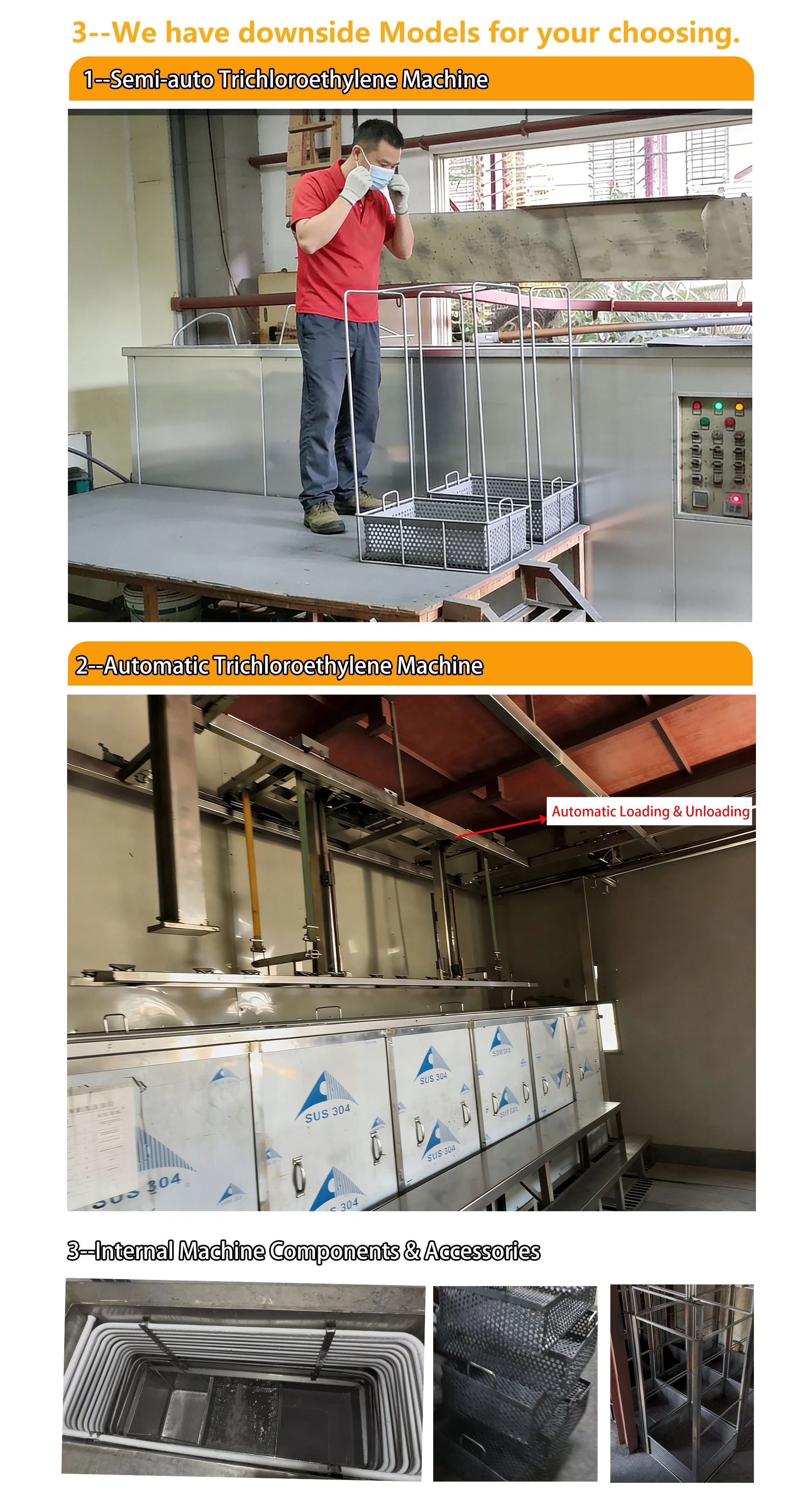 QLQ-TM Trichloroethylene machine(for removing wax) - machine photo 2