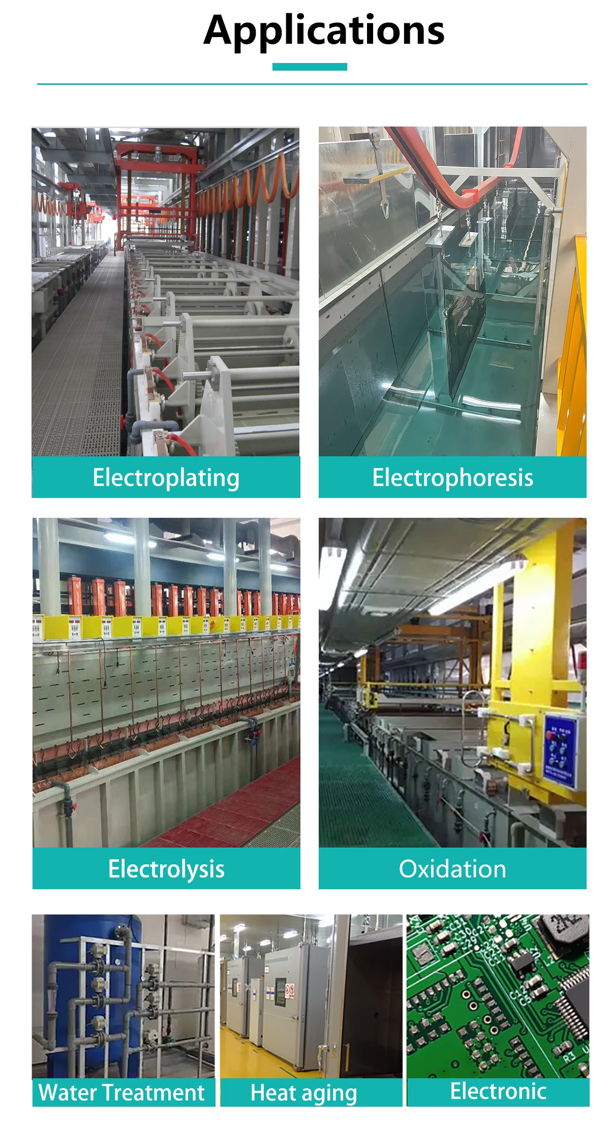 QLQ-CR High ferquency current rectifier for Electroplating Electrophoresis - working photo 3