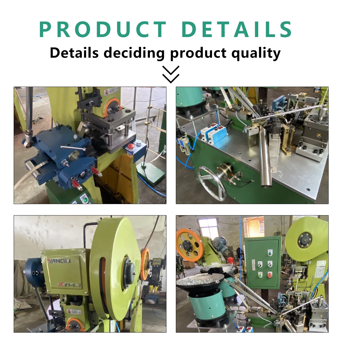 Automatic Spring-lock Slider Pressing + Assembly Machine(including wire frame, wire feeding device, 6.3T pressing machine, spring pressing mould and slider assembly machine)