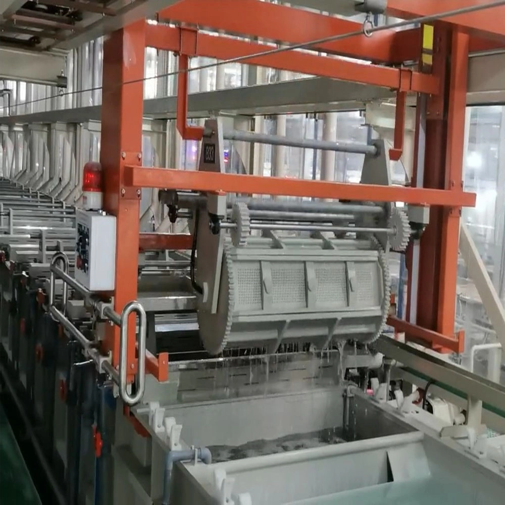 Barrel plating machine for metal hardware - workshop detail