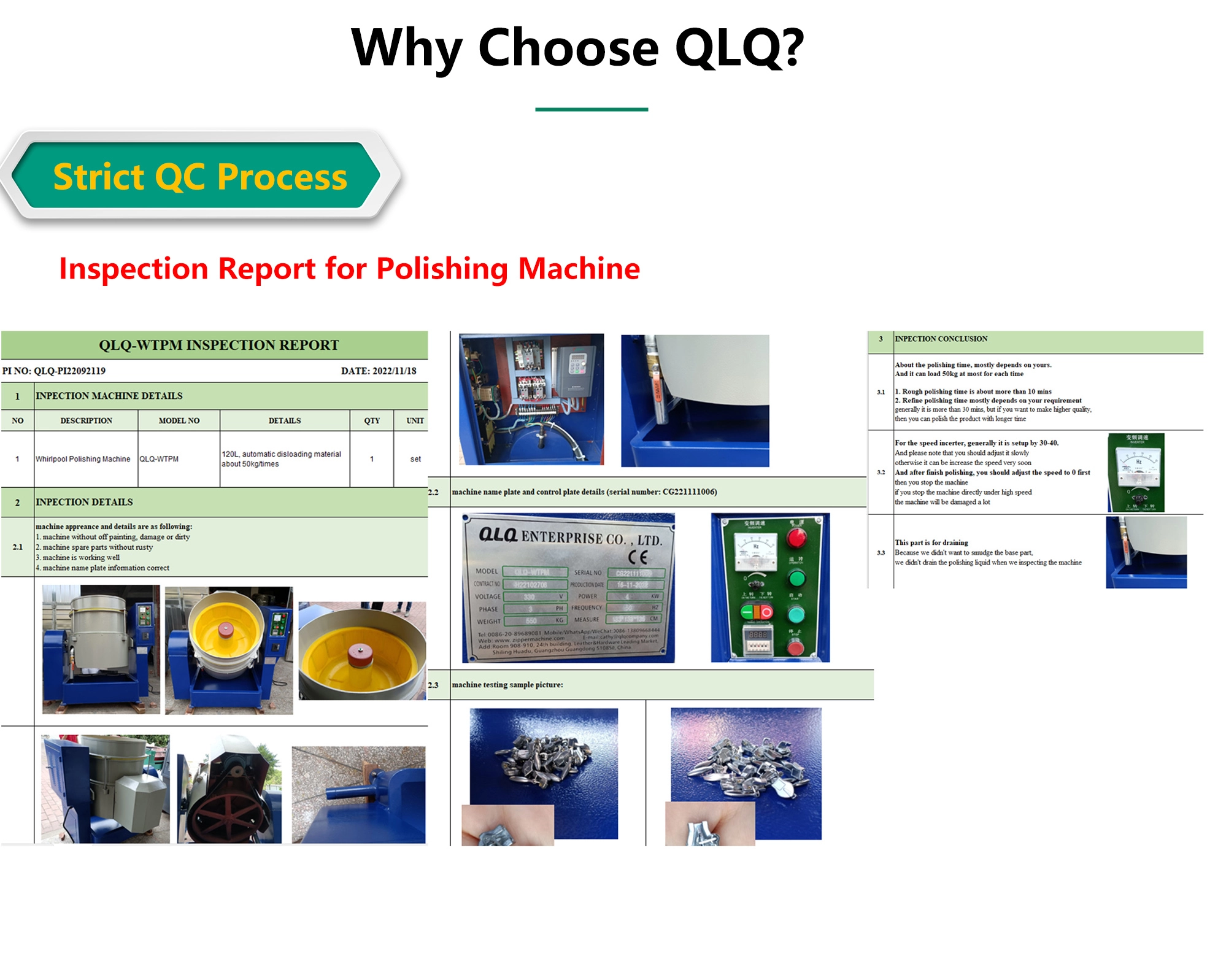 QLQ-WTPM Whirlpool Type Polishing Machine - close-up photo 7