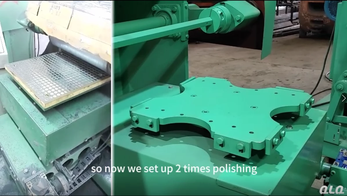QLQ-HPM-2 Automatic Plane Rotary Hardware  Polishing Machine