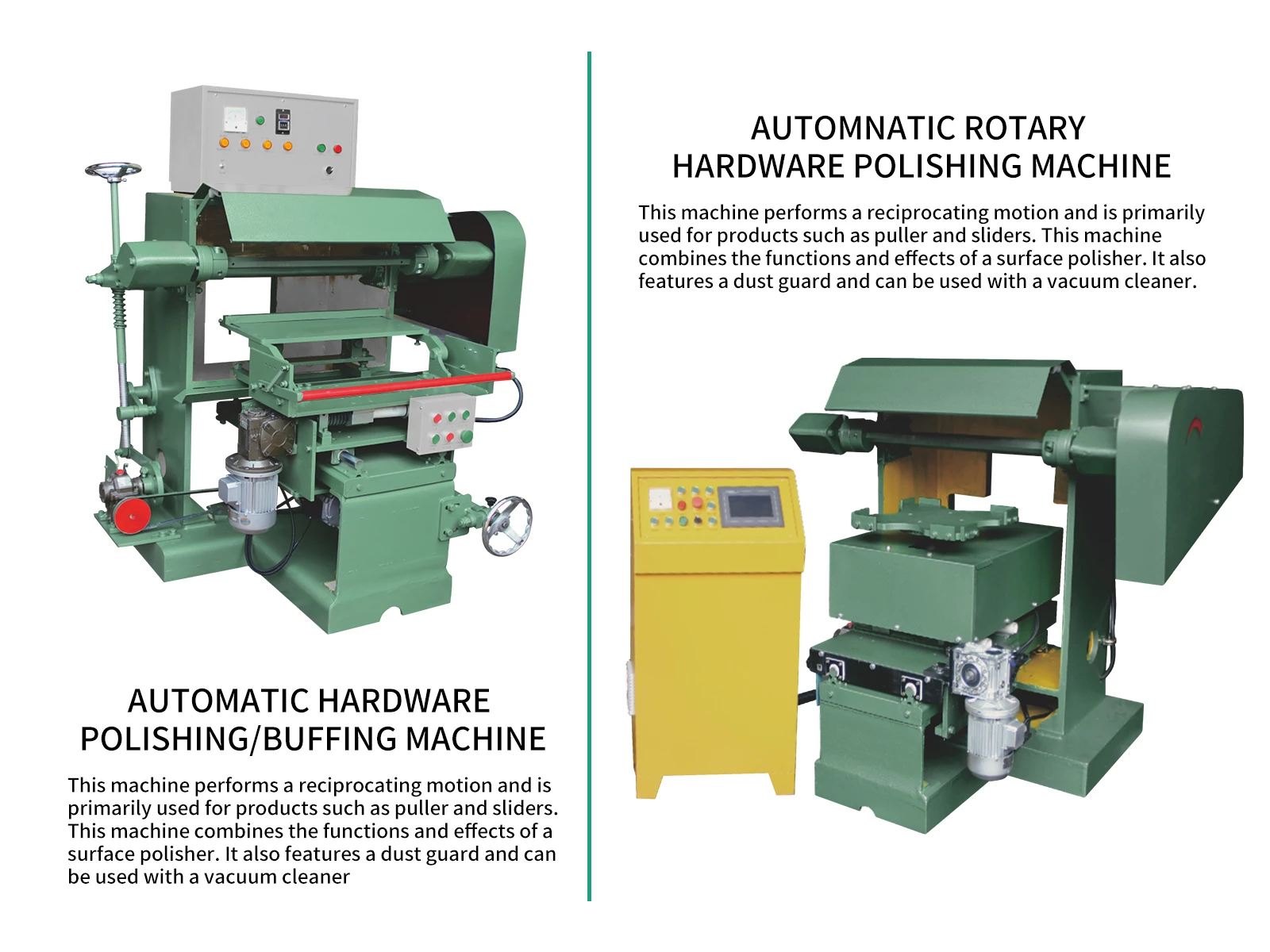 2.1 Automatic Hardware Polishing/Buffing Machine