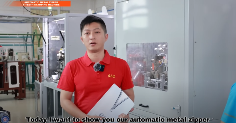 QLQ-YTSM-3  Automatic Metal Zipper Y Teeth Stamping Machine