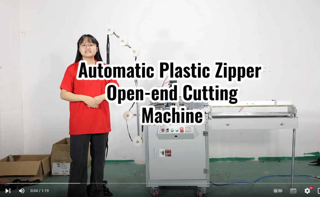 QLQ-OCM-1 Automatic Plastic Zipper Open-end Cutting M/C