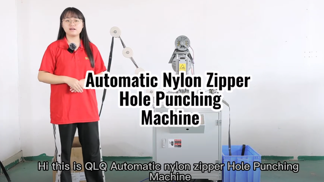 QLQ-HPM Automatic Metal Zipper Hole Punching M/C