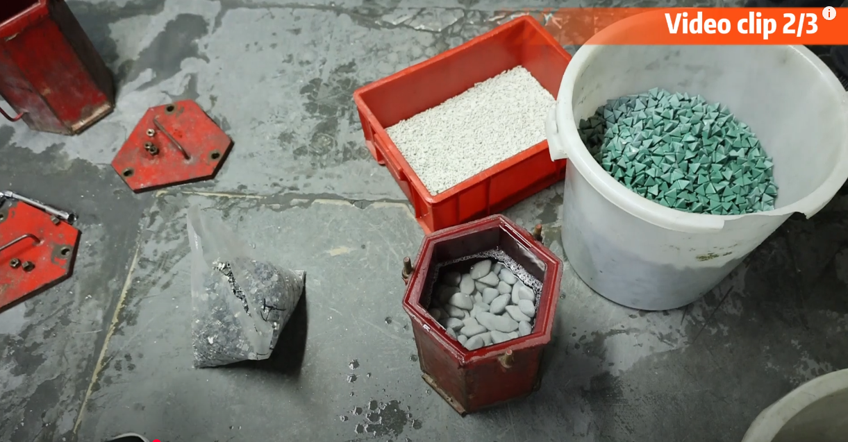 Preparation of polishing stones and polishing liquids 2
