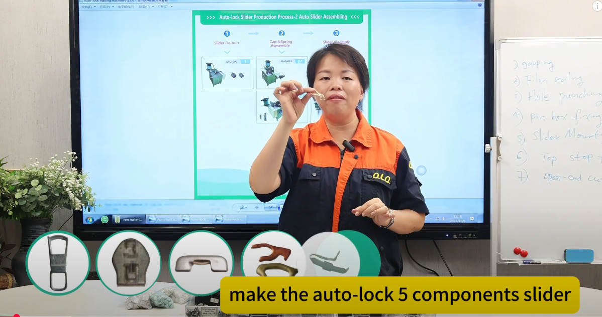 How to make your own 5 parts auto-lock slider?