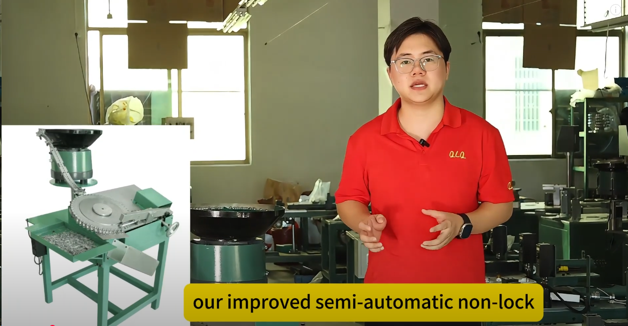 QLQ-062 Semi-automatic Non-lock Slider Assembly Machine