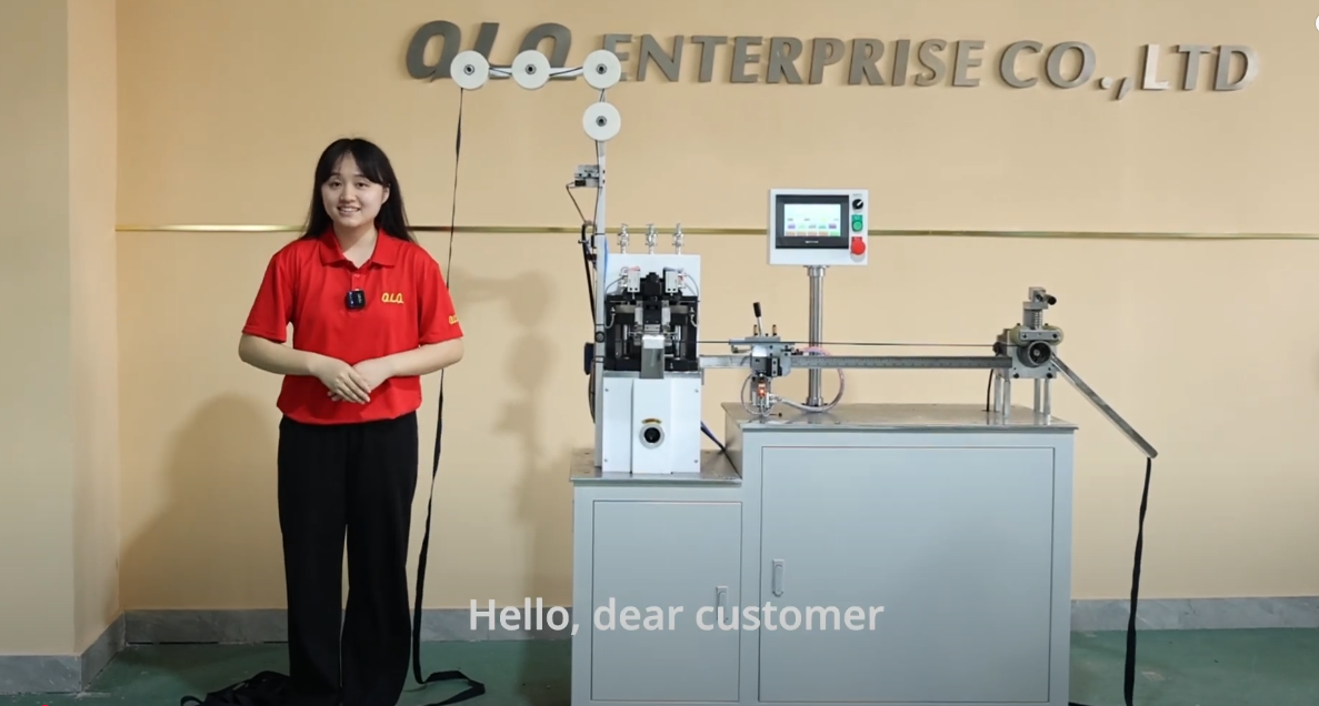 QLQ-NDGM-1 Automatic Nylon Zipper Double Trimming Machine