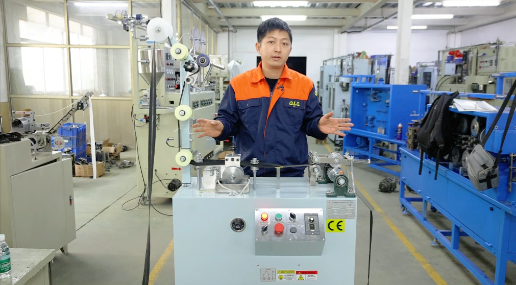 QLQ-THWM Automatic Metal Zipper Teeth-head Waxing Machine