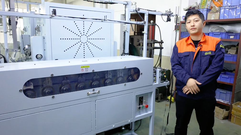 QLQ-10THPM Automatic Metal Zipper Teeth-head Intelligent All-around Polishing Machine