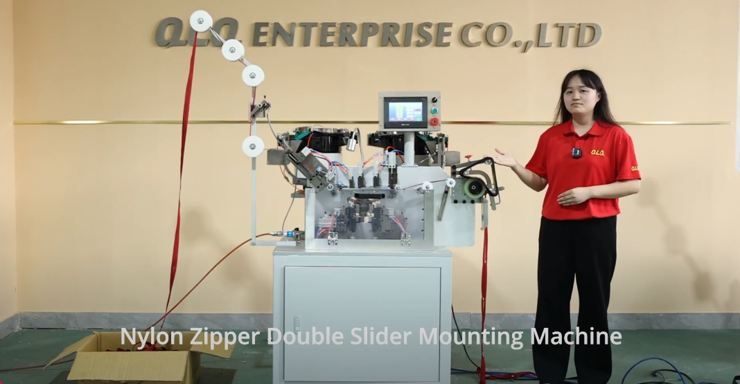 QLQ DSMM Automatic Nylon Zipper Double Slider Mounting Machine
