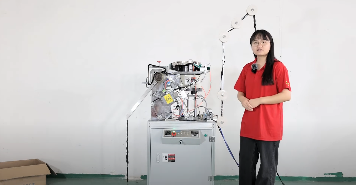 QLQ-SMM-3 Automatic Plastic Zipper Single Side Slider Mounting Machine