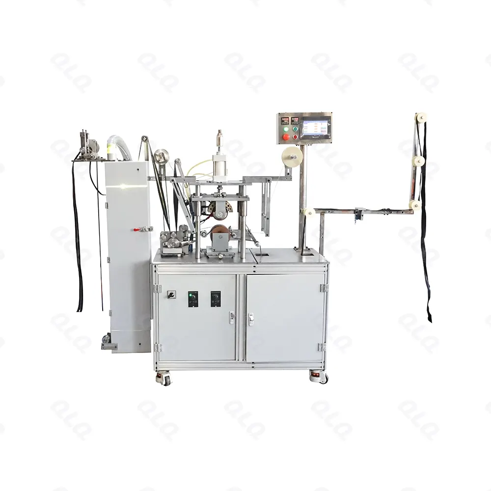 Step 4: Shiny Film Sealing & UV Oil Lacquering - QLQ zipper manufacturing machine