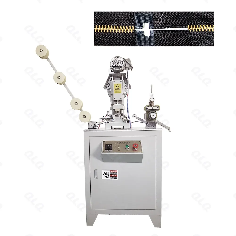 Step 3: Hole Punching - QLQ zipper manufacturing machine