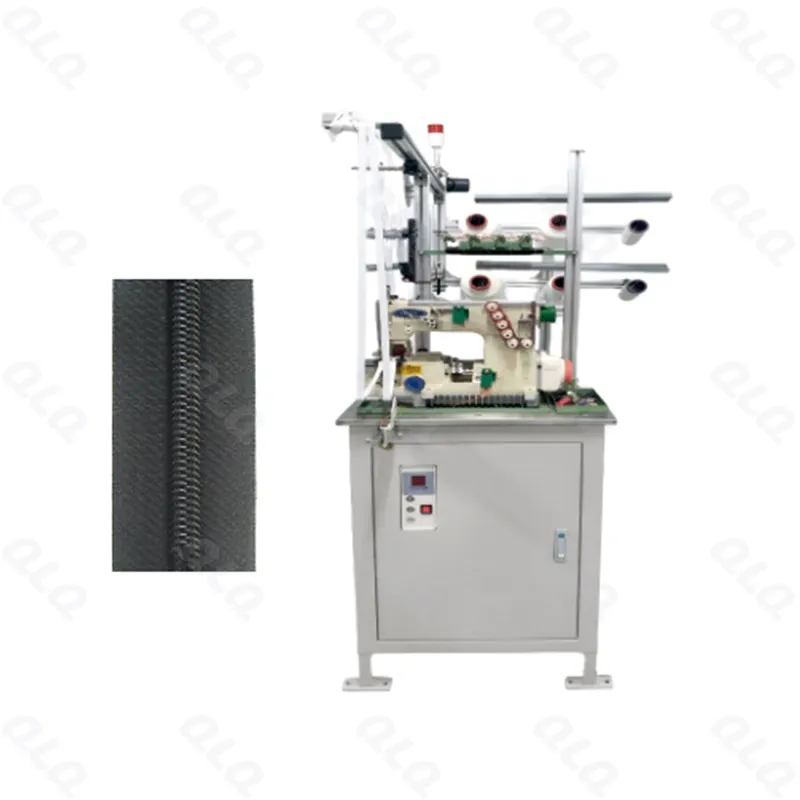 Step 6: Zipper Chain & Zipper Tape Sewing/Stitching - QLQ zipper manufacturing machine