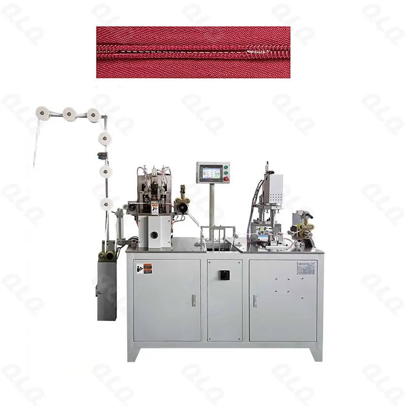 Gapping & Bottom Stop Fixing - QLQ zipper manufacturing machine