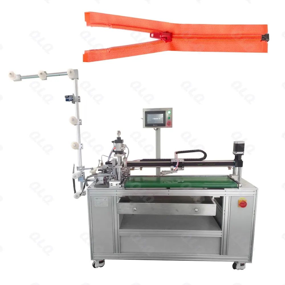 Step 7: Zipper Cutting - QLQ zipper manufacturing machine