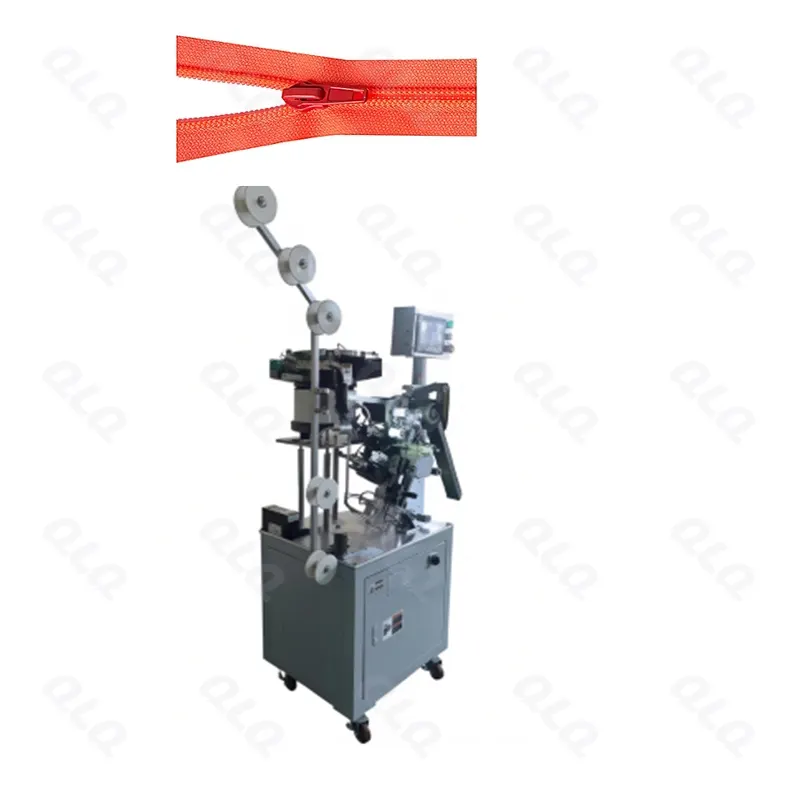 Step 5: Slider Mounting - QLQ zipper manufacturing machine