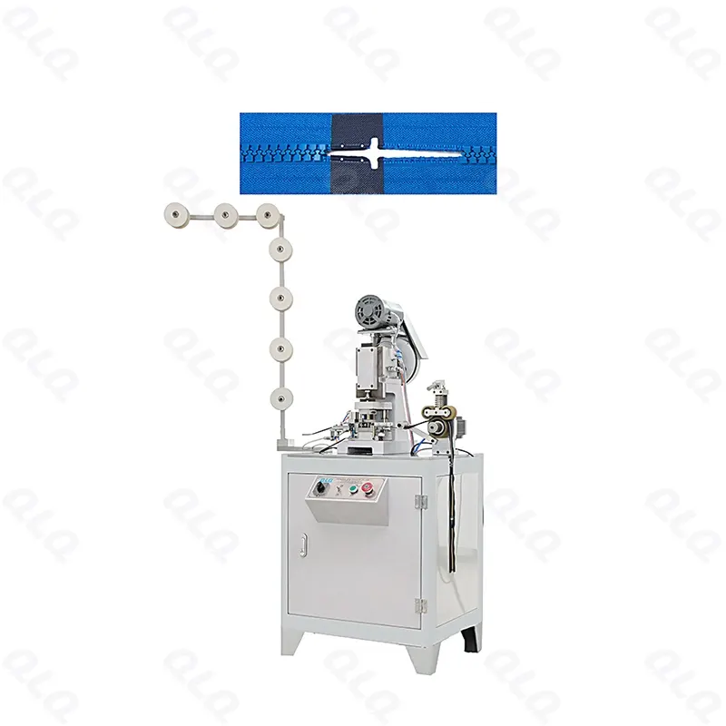 Step 3: Hole Punching - QLQ zipper manufacturing machine