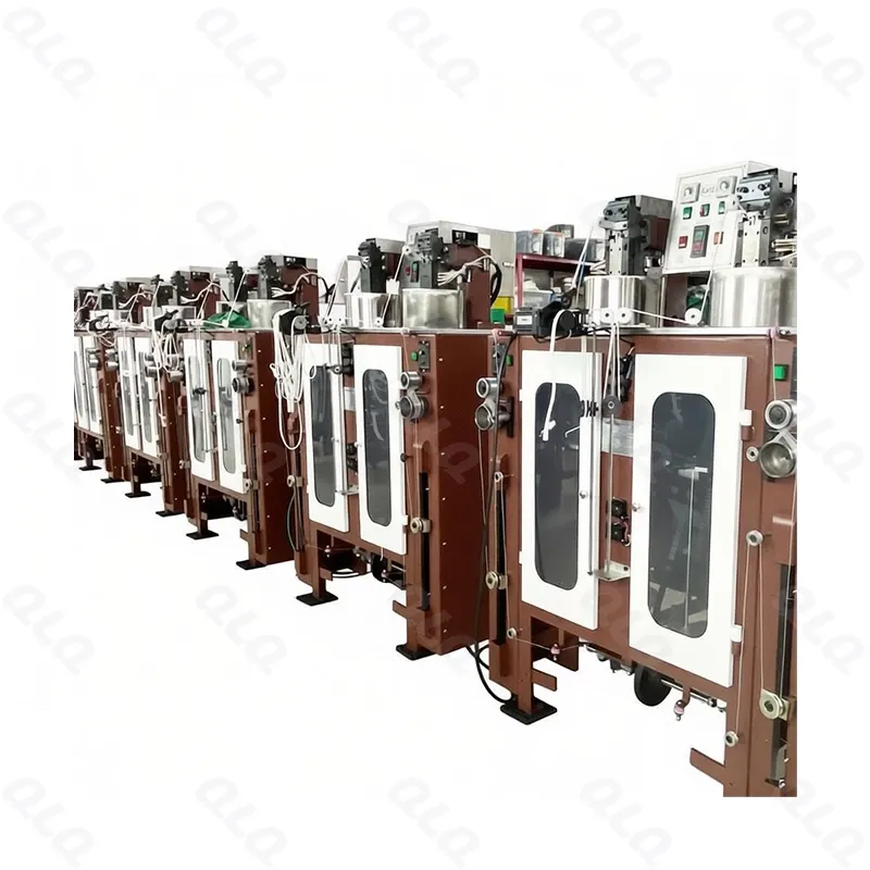 Step 5: Zipper Chain Coil Forming - QLQ zipper manufacturing machine