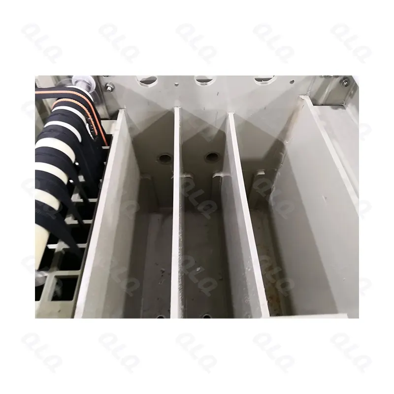 Step 6: Shiny Gold Plating - QLQ zipper manufacturing machine