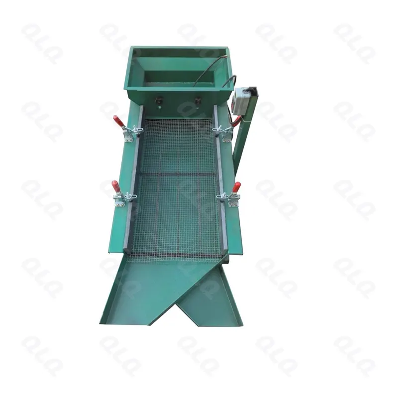 Step 4: Separating Products After Polishing - QLQ zipper manufacturing machine